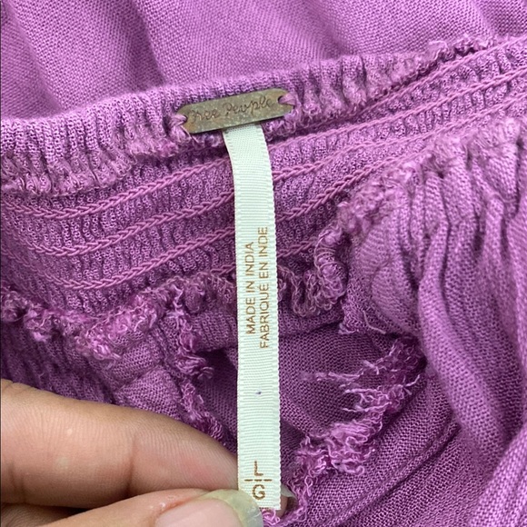Free People Look Into the Sun Backless Mauve Purple Halter Maxi Dress Large - Picture 9 of 17